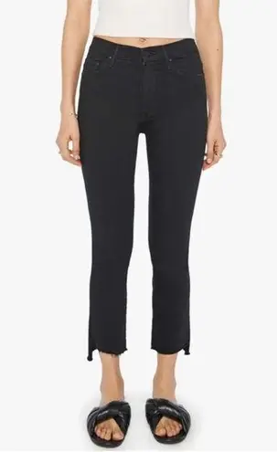 Mother Insider Crop Step Fray jeans Not Guilty 26 Black