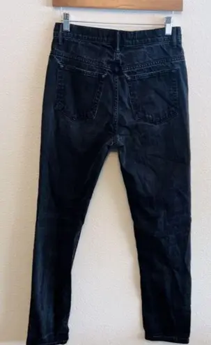 Alexander Wang x Denim Black Relaxed Skinny Jean