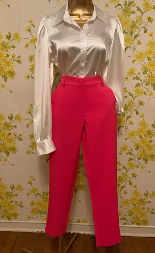 OVI Nwt hot pink dressy pants size Small
