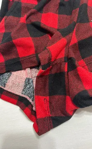 Plaid Sleep Shorts Red