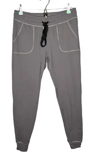 Zyia Unwind Jogger Womens Small Gray Pull on Casual Stretch Pants Active