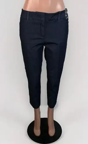 New York And Company 7th Avenue New York Company The Audrey slim crop pants size 12 navy