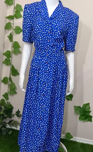 Karin Stevens Vintage 80’s 90’s Button Down Dress New