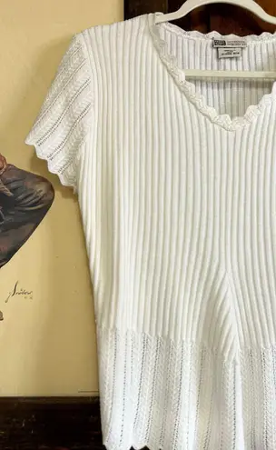 Vintage Short Sleeve White