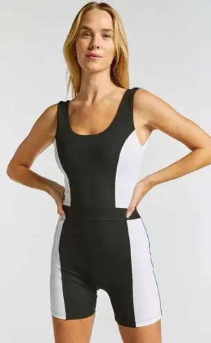 Year Of Ours Johanna Rib Pisces Blue Onesie Romper Size XS