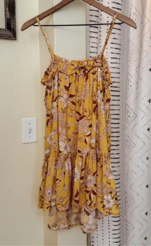 Cupshe Yellow Floral Cover Up