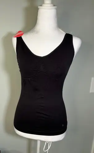 Barely There Women's Black Seamless V Neck Shapewear L 4214 Size L