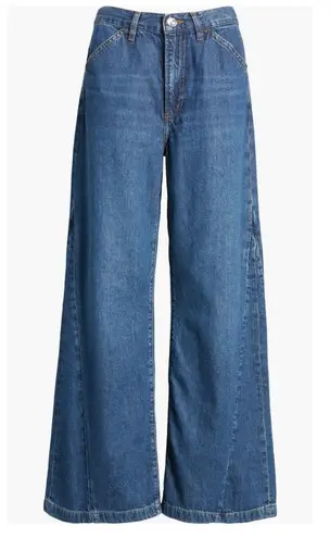 Frame Le Baggy Palazzo Wide Leg Jeans in Bryce. Size 31. MSRP $288