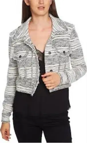1. State One State Cropped Shacket Blazer Size Small - Image 1