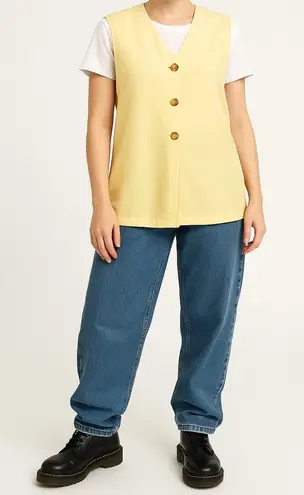 Neiman Marcus Vintage 80s Silk Cream Lined Preppy Vest