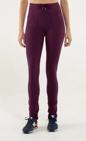 Lululemon  Skinny Will Pant Bordeaux Drama Size 12