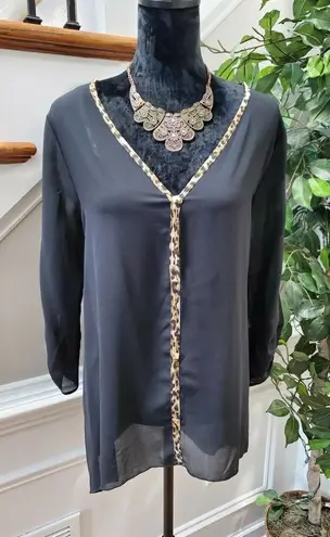 Boutique Bluebell Women Solid Black 100% Polyester V