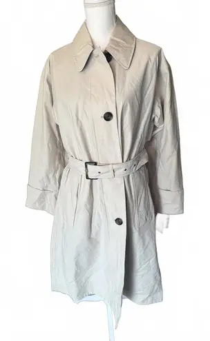 Barbour New Women's Beige Trench Coat with Belt, Size 10