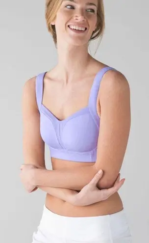 Lululemon  Ta Ta Tamer III Convertible Sports Bra in Lavender Size 34C