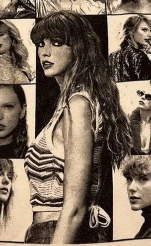 Taylor Swift Eras Tour Beige Hoodie XXL (Midnights)