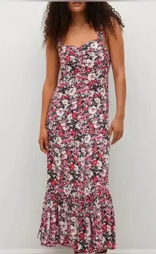 Mango  Ruffle Printed Dress