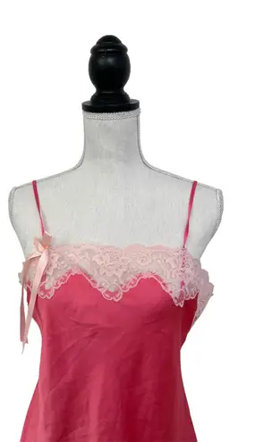 Victoria's Secret  Coral Pink Lace Slip Dress