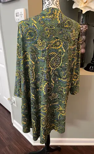 LuLaRoe NWOT  Green Paisley Pattern Size Large Kimono