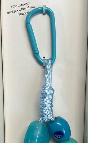 Macrae Blue On Blue Bag Charm 🩵