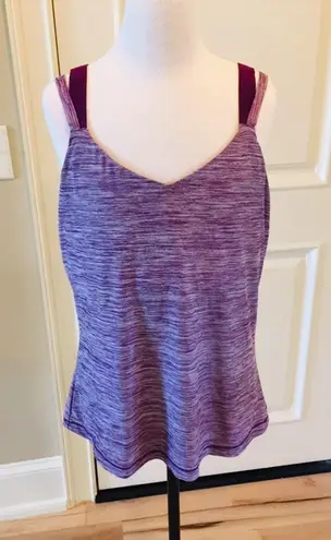 Danskin Tank Performance Athletic Top Purple Womens Medium