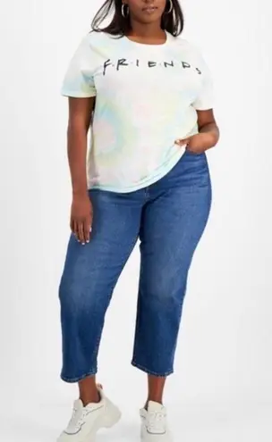 Love Tribe Friends Womens Short Sleeve Round Neck Tie Dye T-Shirt Size 3X