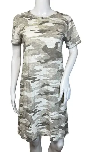 Dylan Dress Womens XS Camo Crew T-Shirt Cotton Camouflage Streetwear Casual