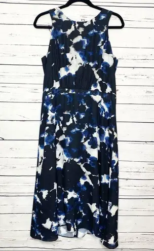 Olive & Oak NWT Sleeveless Dress Size Large Blue Black White