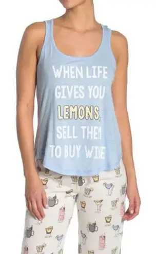 P.J. Salvage ππ Lemons & Wine Graphic PJ Tank Top
