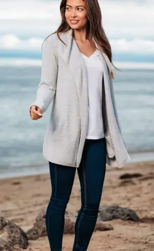 Barefoot Dreams 💕💕 CozyChic Lite Coastal Cardigan ~ Ocean Light Blue XS NWT