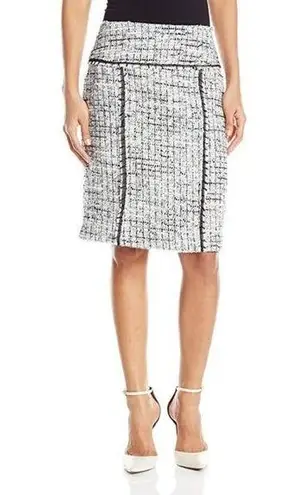 Anne Klein  Tweed Wear to Work Boucle Pencil Skirt NWT 2