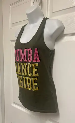 Zumba Seaweed Dance Tribe Racerback Tank Top