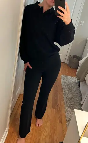 Badgley Mischka high rise black trouser straight leg pants! Vintage