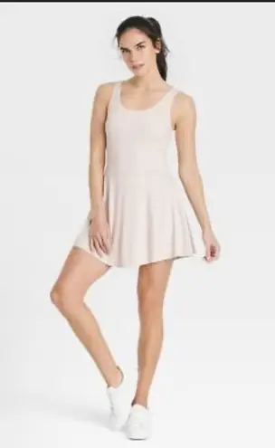 JoyLab Lace Up Detail Athletic Tennis Skort Dress Beige Women’s XS Pickleball