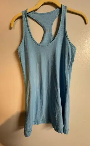 Lululemon  Cool Racerback in Tonka Stripe Angel Blue Lullaby 4