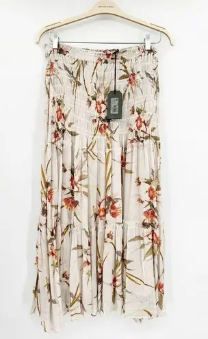 All Saints Ellie Dorada Floral 2-in-1 Skirt Dress in Ecru White Size 8 NWT