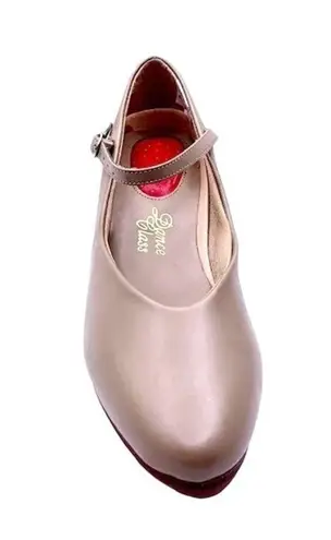 New Caramel Comfort Character Theatre Teens 4 Dance Class Heels Shoes Salsa Size undefined