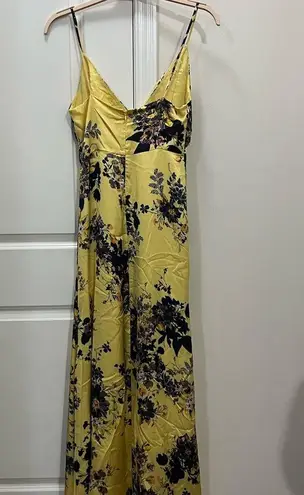 Jill Stuart Jill Yellow Floral Gown Size 4 US $308