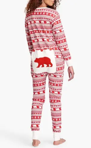 Little Blue House by Hatley Fair Isle Bear Adult Union Suit