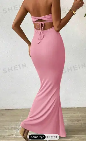 SheIn Light Pink Tight Dress