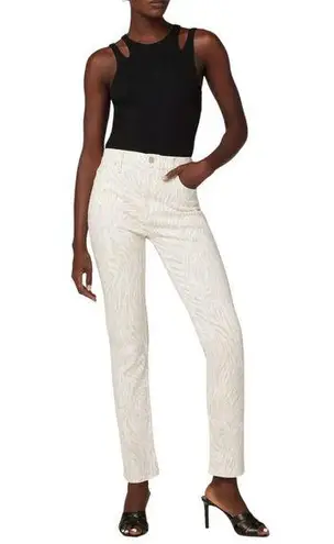 Hudson Jeans NWT Hudson Holly High Rise Straight‎ Jeans in Distorted Zebra