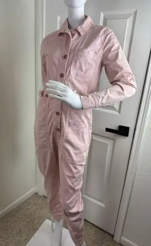 Veronica Beard Wren Boiler Jumpsuit In Rosewood Size XS.