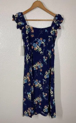Capulet Mae Midi Dress Size XS Floral Button Front