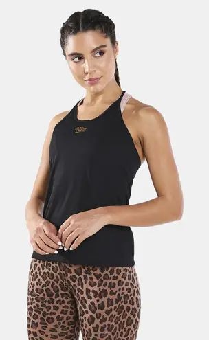 Nike  Sparkle Razor Back Gold and Black Tank Top⭐️ - Image 1