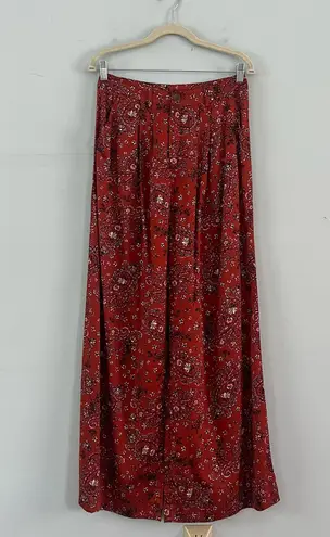 NWT Bila 77 Curson Baked Clay High Rise Wide Leg Pants Brown Size M