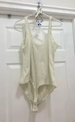 SKIMS Size 3X Ribbed Cotton Bodysuit Top BS-SCN-0653 NWT Rib 3XL Bone