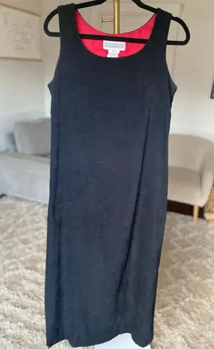 Jessica Howard Black Velvet Maxi Dress Old Money Quiet Luxury 12