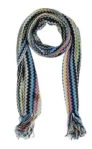 Missoni multicolored striped zigzag Scarf