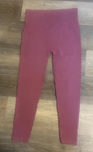 Feathers Maternity Women’s Seamless Leggings Comfortable Soft Cozy Size Small Pink