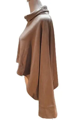 Lime & Vine Gray Oversized High Low Cropped Faux Suede Sweatshirt Size Medium