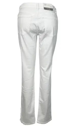 DL 1961 Midrise Curvy Straight white jeans size 29